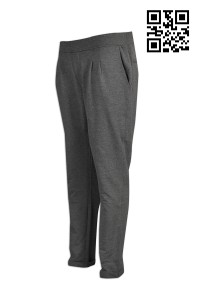 U242 tailor made casual men' s sporty trousers plain color Hong Kong center company 